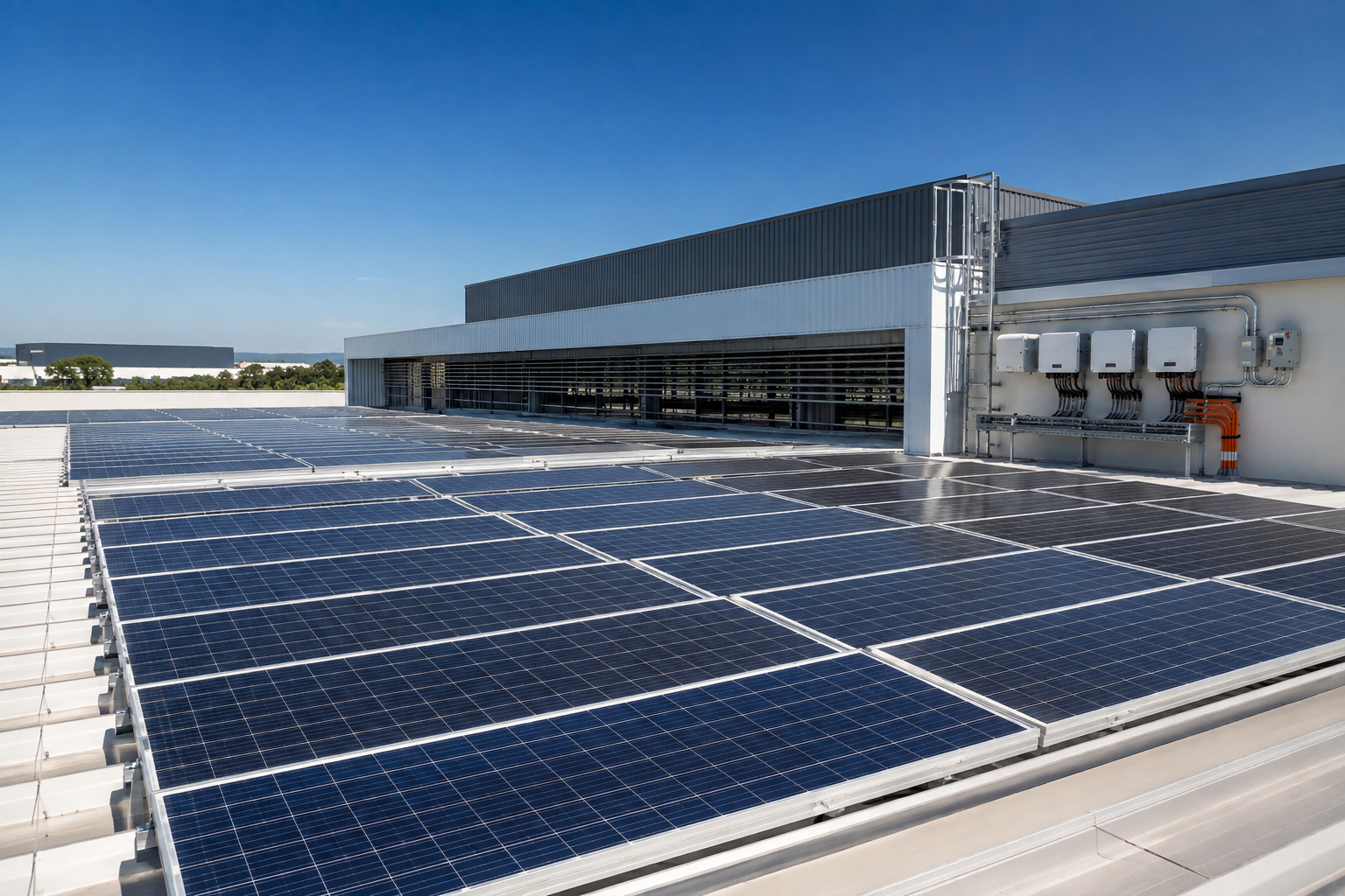 Sistema de energia solar empresarial